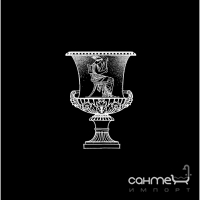 Настінний керамічний декор 15х15 Kerama Marazzi Авелліно Чорний STGB50817005