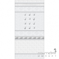 Настенный керамический декор 15х15 Kerama Marazzi Авеллино Белый STG\C501\17006