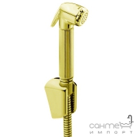 Гигиенический душ со шлангом и держателем Bossini Nikita C04045 золото