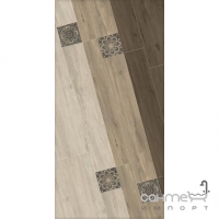 Керамічна декоративна вставка 15х15 Kerama Marazzi Фратте Лаппатована Беж HGDA31TU0031L