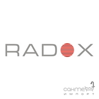 Комплект угловых кранов для полотенцесушителей Radox Swing хром