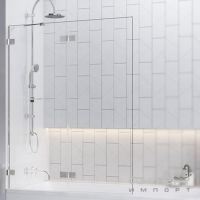 Шторка для ванны Radaway Euphoria PND 110 10008110-01-01L хром/прозрачное стекло, левосторонняя