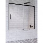 Шторка для ванны Radaway Idea Black PN DWJ 150 10003150-54-01R черный/прозрачное стекло, правосторонняя
