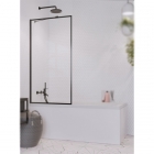 Шторка для ванны Radaway Idea Black PNJ 60 Frame 10001060-54-56 черный/прозрачное стекло