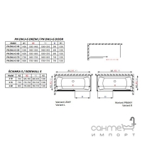 Шторка для ванни Radaway Idea Black PN DWJ+S 160 10042160-54-01R чорний/прозоре скло, правостороння