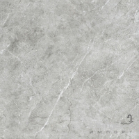 Керамограніт для підлоги 60x60 Stevol Italian Design Lapatto Marble Сірий DA03RP