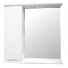 Зеркальный шкафчик с подсветкой левосторонний Николь Марко 3-01 55 белый