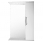 Зеркальный шкафчик с LED-подсветкой правосторонний Николь ВР VR-Z04-55 белый