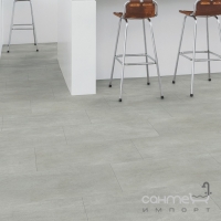 Виниловый пол Quick-Step Livyn Ambient Glue Plus AMGP40050 Теплый серый бетон