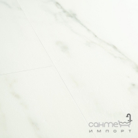 Вінілова підлога Quick-Step Livyn Ambient Glue Plus AMGP40136 Білий каррарський мармур