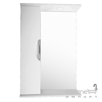 Зеркальный шкафчик с LED-подсветкой левосторонний Николь ВР VR-Z04-50 белый