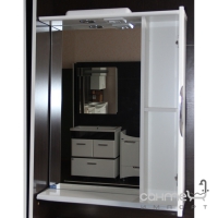 Зеркальный шкафчик с LED-подсветкой левосторонний Николь Стандарт 3-04 60