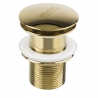 Донный клапан без перелива Newarc 740772G золото