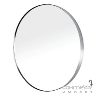 Зеркало круглое Volle 60х60 16-06-999 на шлифованной нержавеющей раме, с контурной белой подсветкой