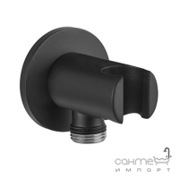 Шланговое подключение с держателем для ручного душа M&Z Asso AC700061 COAL матовый черный