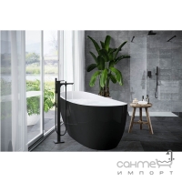 Змішувач для ванни для підлоги Excellent Keria Black AREX.2055BL матовий чорний