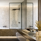 Шторка для ванны Liberta Werder 2200x3200 профиль черный, прозрачное стекло