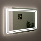 Зеркало с подсветкой Marsan LED-32-1, сенсор движения, фацет,  косметическое зеркальце с подсветкой.