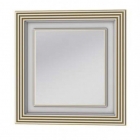 Дзеркало Botticelli Treviso ТM-80 біле, золото патина 800x800 мм