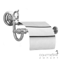 Держатель для туалетной бумаги с крышкой Kugu Versace 211C хром