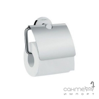 Тримач для туалетного паперу з кришкою Hansgrohe Logis Universal 41723000 хром