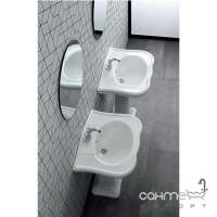 Консольна керамічна раковина Disegno Ceramica Paolina (PA07054X01), колір білий