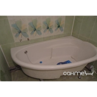 Акриловая ванна Cersanit Joanna 150x95 левосторонняя с ножками