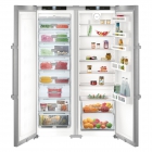 Комбинированный холодильник Side-by-Side Liebherr SBSef 7242 Comfort NoFrost (А++) серебристый (SKef 4260 + SGNef 3036)