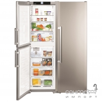 Комбинированный холодильник Side-by-Side Liebherr SBSef 7343 Comfort BioFresh NoFrost (А++) серебристый (SKef 4200 + SBNef 3200)
