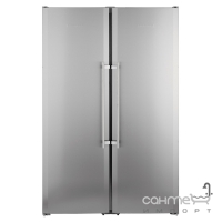 Комбінований холодильник Side-by-Side Liebherr SBSesf 7212 Comfort NoFrost (А+) сріблястий (SKesf 4240 + SGNesf 3063)