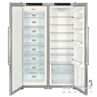 Комбинированный холодильник Side-by-Side Liebherr SBSesf 7212 Comfort NoFrost (А+) серебристый (SKesf 4240 + SGNesf 3063)