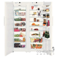 Комбінований холодильник Side-by-Side Liebherr SBS 7212 Comfort NoFrost (А+) білий (SK 4240 + SGN 3063)