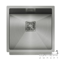 Кухонна мийка AquaSanita DERA DER100X-T нержавіюча сталь, графіт (PVD)