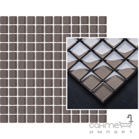 Мозаїка скляна 29.8x29.8 Paradyz Universal Glass Mosaic Grigio Темно-Сірий