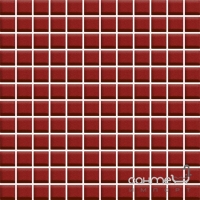 Мозаика стеклянная 29.8x29.8 Paradyz Universal Glass Mosaic Karmazyn Бордовая