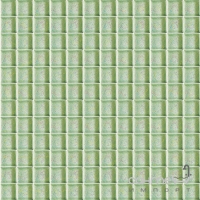 Мозаика стеклянная 29.8x29.8 Paradyz Universal Glass Mosaic Verde Brokat Зеленая с блестками