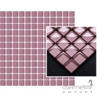 Мозаїка скляна 29.8x29.8 Paradyz Universal Glass Mosaic Lilac Світло-бузкова