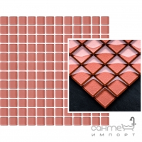 Мозаїка скляна 29.8x29.8 Paradyz Universal Glass Mosaic Praline Рожева