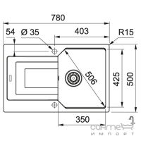 Кухонная мойка Franke Urban UBG 611-78 114.0574.942 миндаль