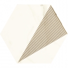 Керамограніт під мармур шестикутний 17,1 x19, 8 Paradyz Calacatta Hexagon Mat. C Білий Матовий
