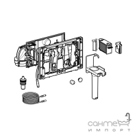 Модуль системы очистки воздуха с контейнером и автоматическим срабатыванием Geberit DuoFresh 115.050.BZ.1 серый