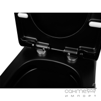 Унитаз-компакт безободковый Newarc Modern Rimless 3822B-M черный матовый