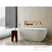 Окремостояча ванна зі штучного каменю Badeloft BW-02-170