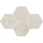 Мозаїка із шестикутників 28,3x40,8 StarGres Loft Tech Mosaic Heksagon Soft Grey