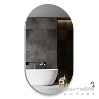 Зеркало с декоративной LED-подсветкой и часами Liberta Macari 500x900