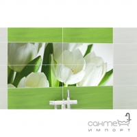 Настенная декорация, тюльпаны (2 шт.) 50х60 Polcolorit Arco Digital Tulipany