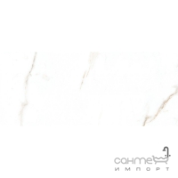 Настенный кафель под мрамор 25х60 Polcolorit Calacatta Bianco Белый