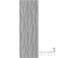 Настенный кафель структурный 24,4х74,4 Polcolorit Parisien Struktura Grigio Серый