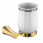 Склянка підвісна Imprese Cuthna 120280 золото золото/біла кераміка