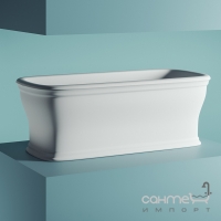 Окремостояча ванна зі штучного каменю Artceram Neo ACW003 01 біла глянсова